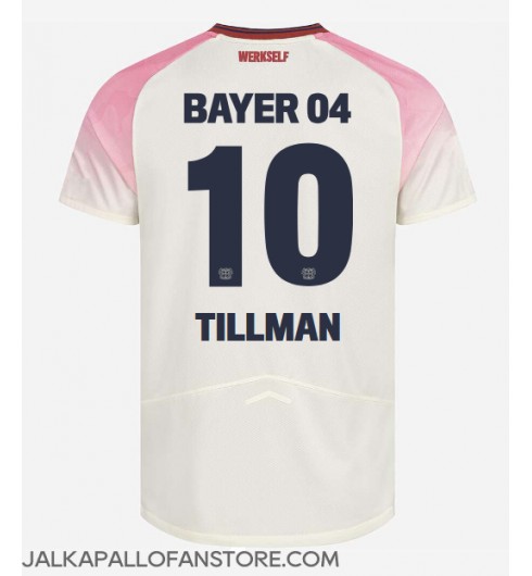Bayer Leverkusen Malik Tillman #10 Vieraspaita 2025-26 Lyhythihainen Bayer Leverkusen Malik Tillman #10 Vieraspaita 2025-26 Lyhythihainen